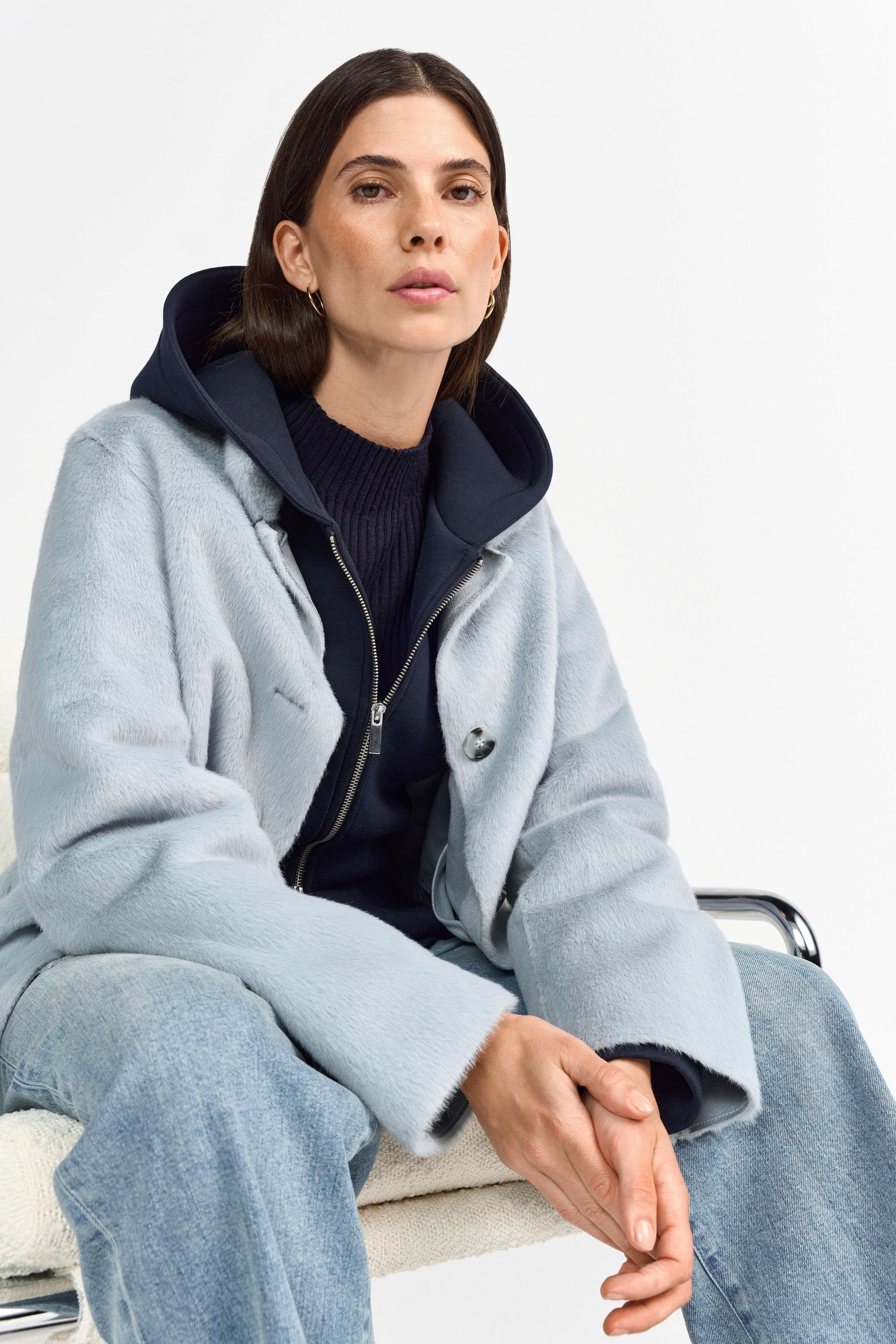 Übergangsjacke mit Stehkragen - 718-skyway blue - Blau