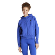 Hoodie mit Full Zip - SELUBL - Blau