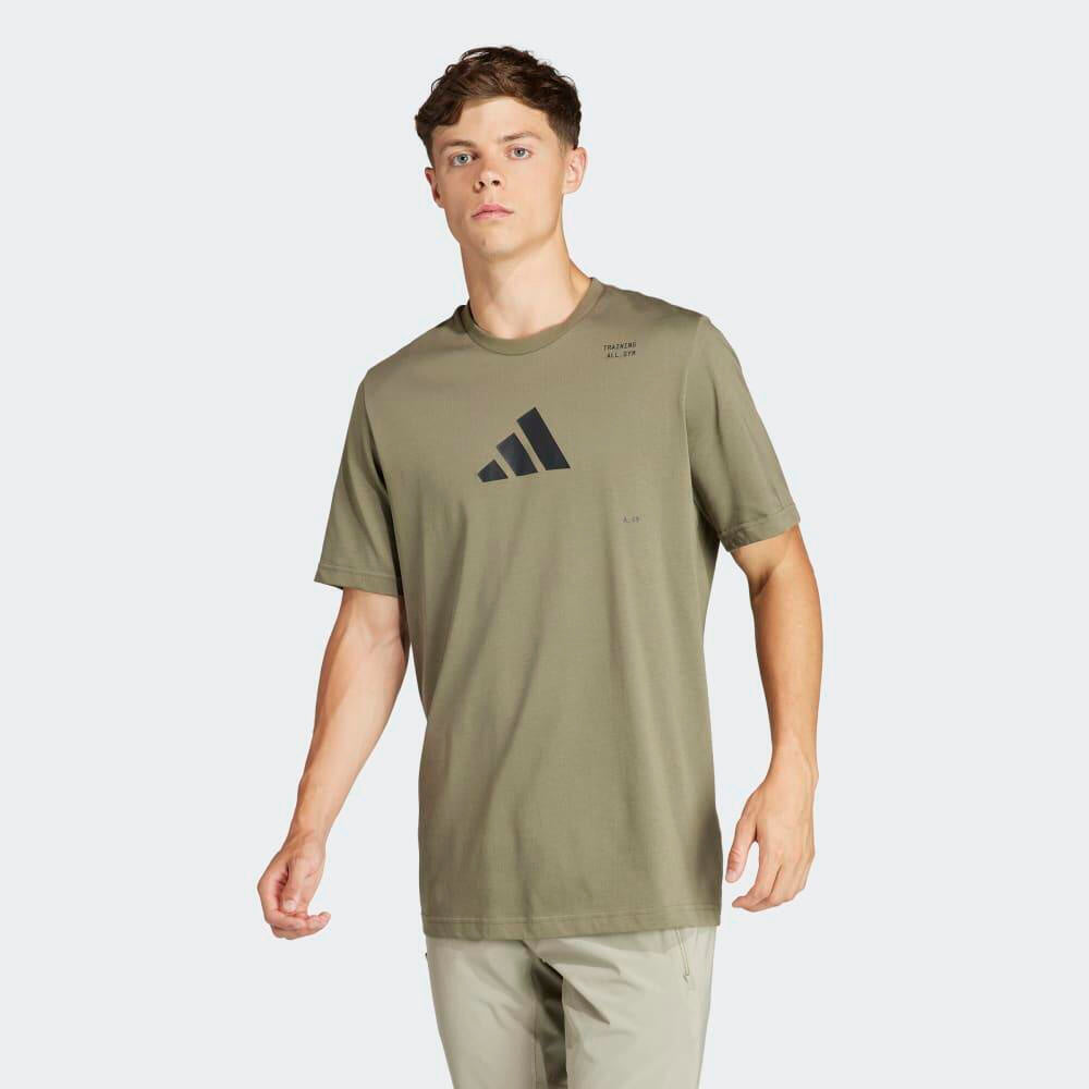 T-Shirt mit Print - OLISTR - Khaki