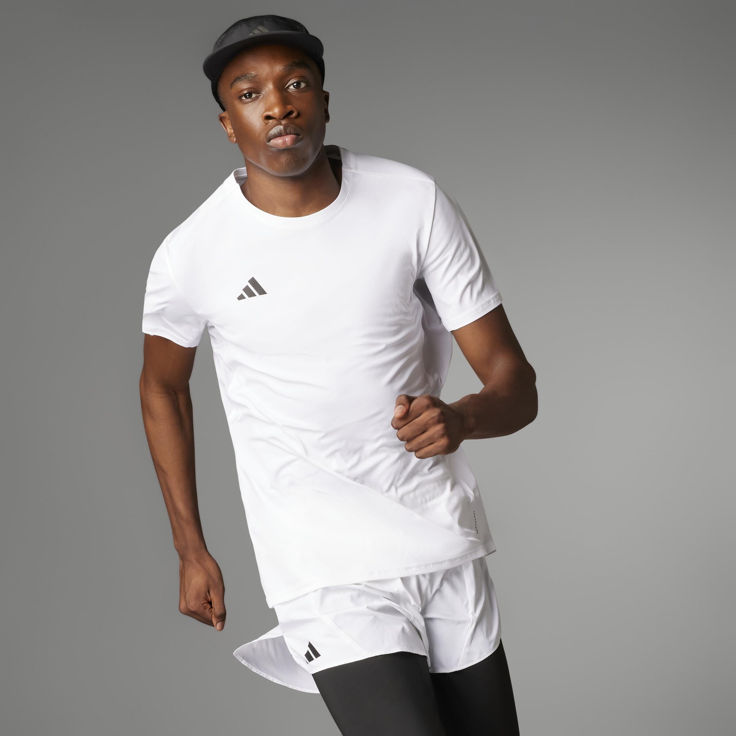 Laufshirt ADIZERO - WHITE - Weiß