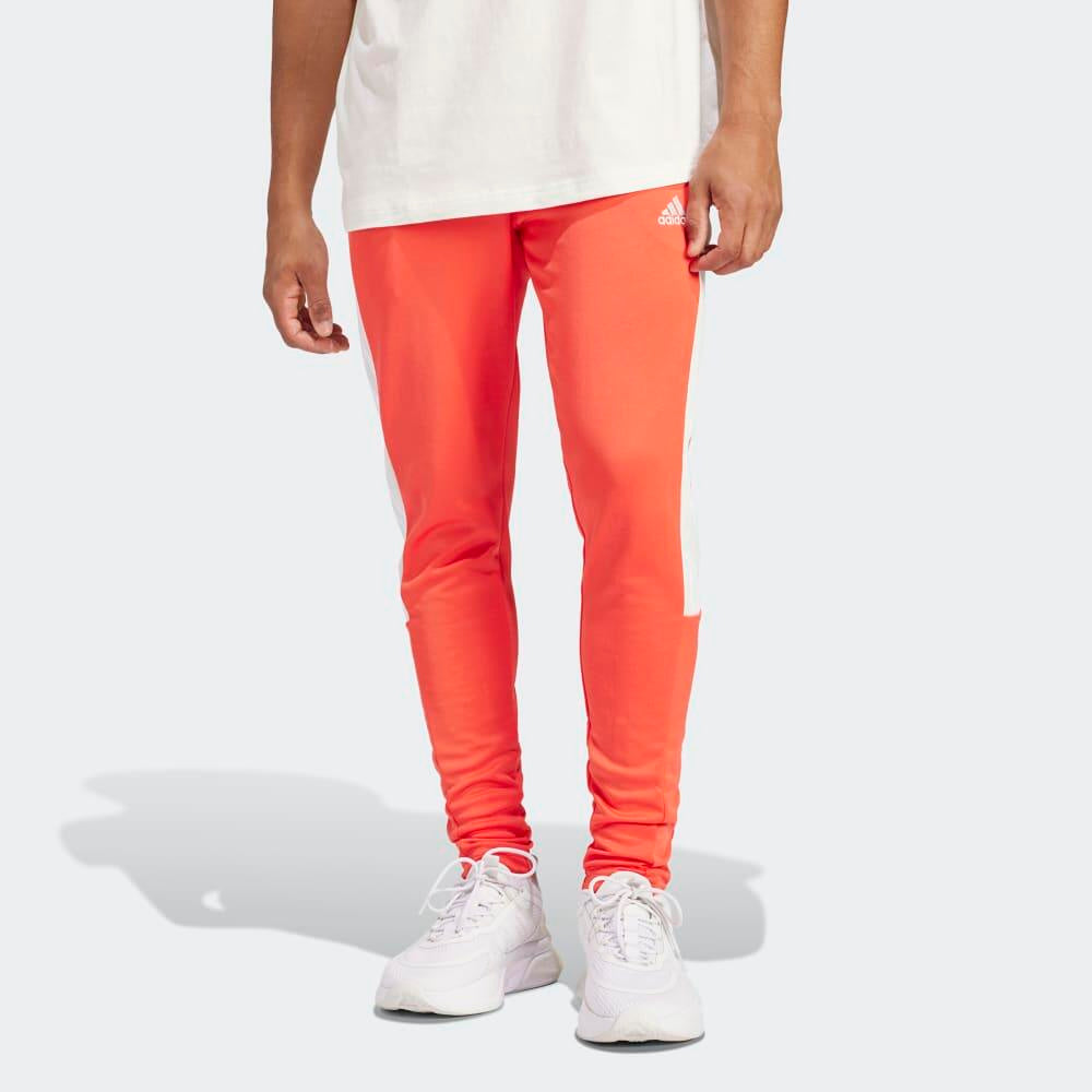 Jogginghose mit Zip am Bein - BRIRED/OWHITE - Orange | Weiß