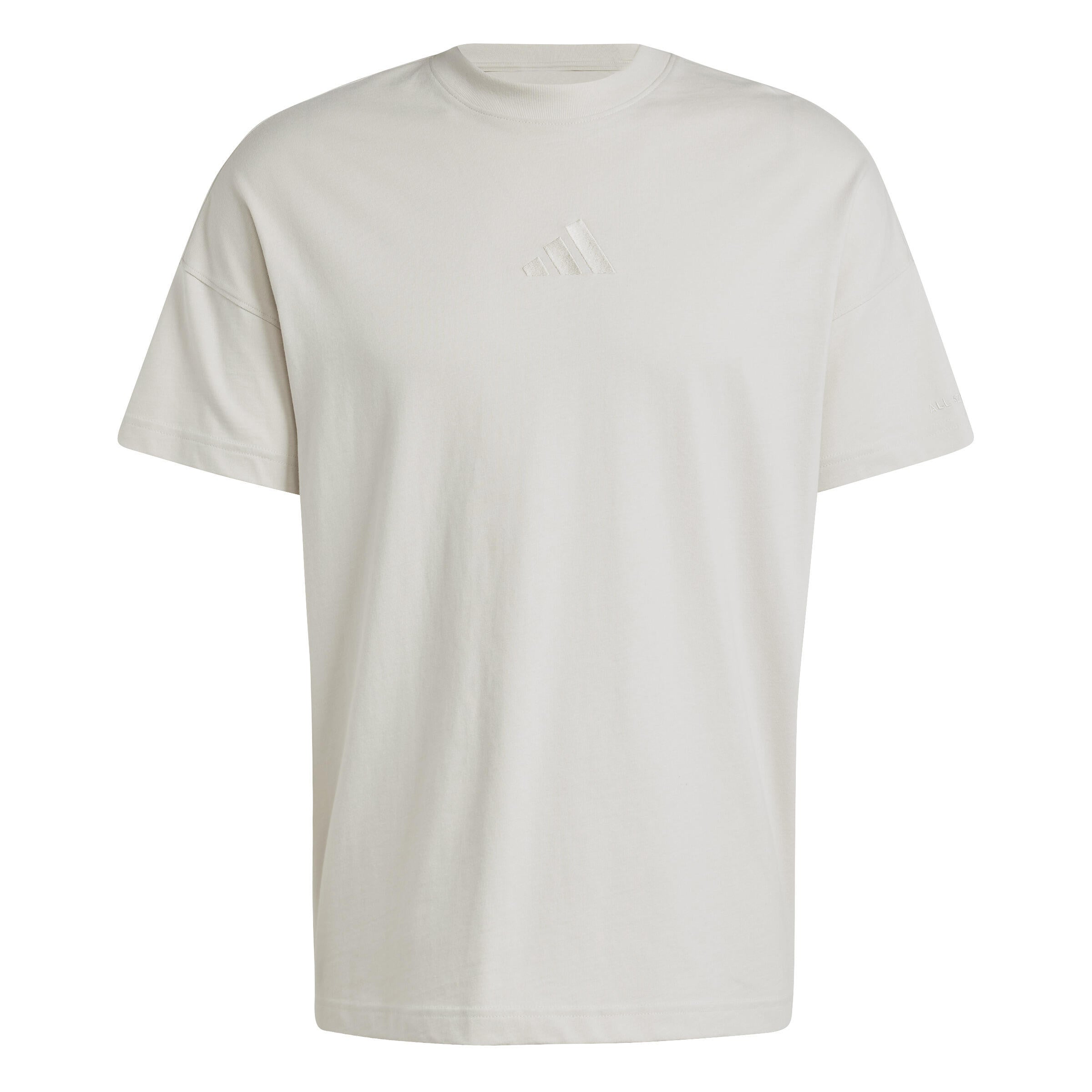 T-Shirt mit aufgesticktem Logo - ALUMIN - Beige