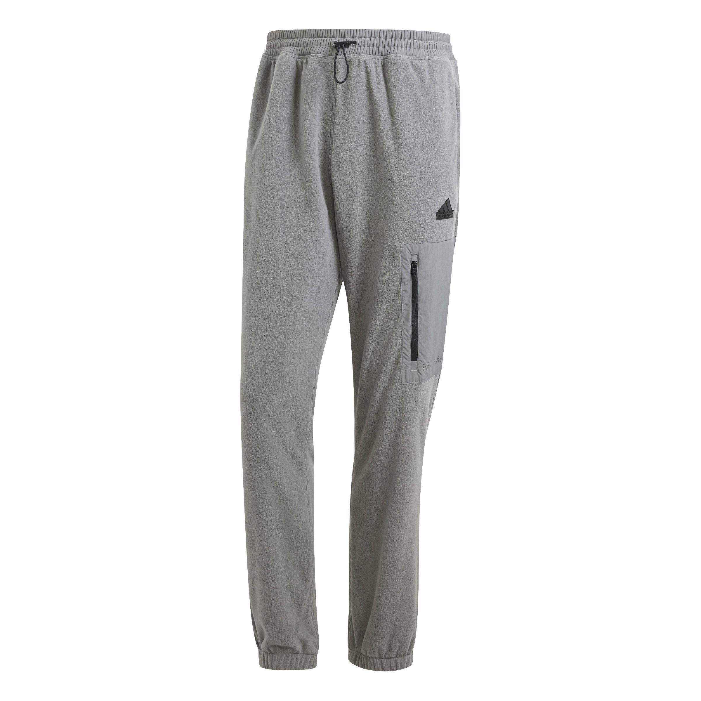 Jogginghose in Fleece-Optik - GREFOU - Grau