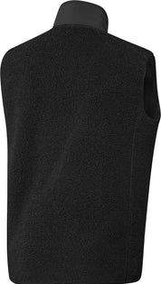 Fleeceweste mit Stehkragen - BLACK - Schwarz