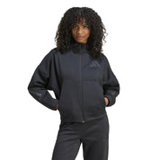 Sweatshirtjacke mit Logoprint - BLACK - Schwarz