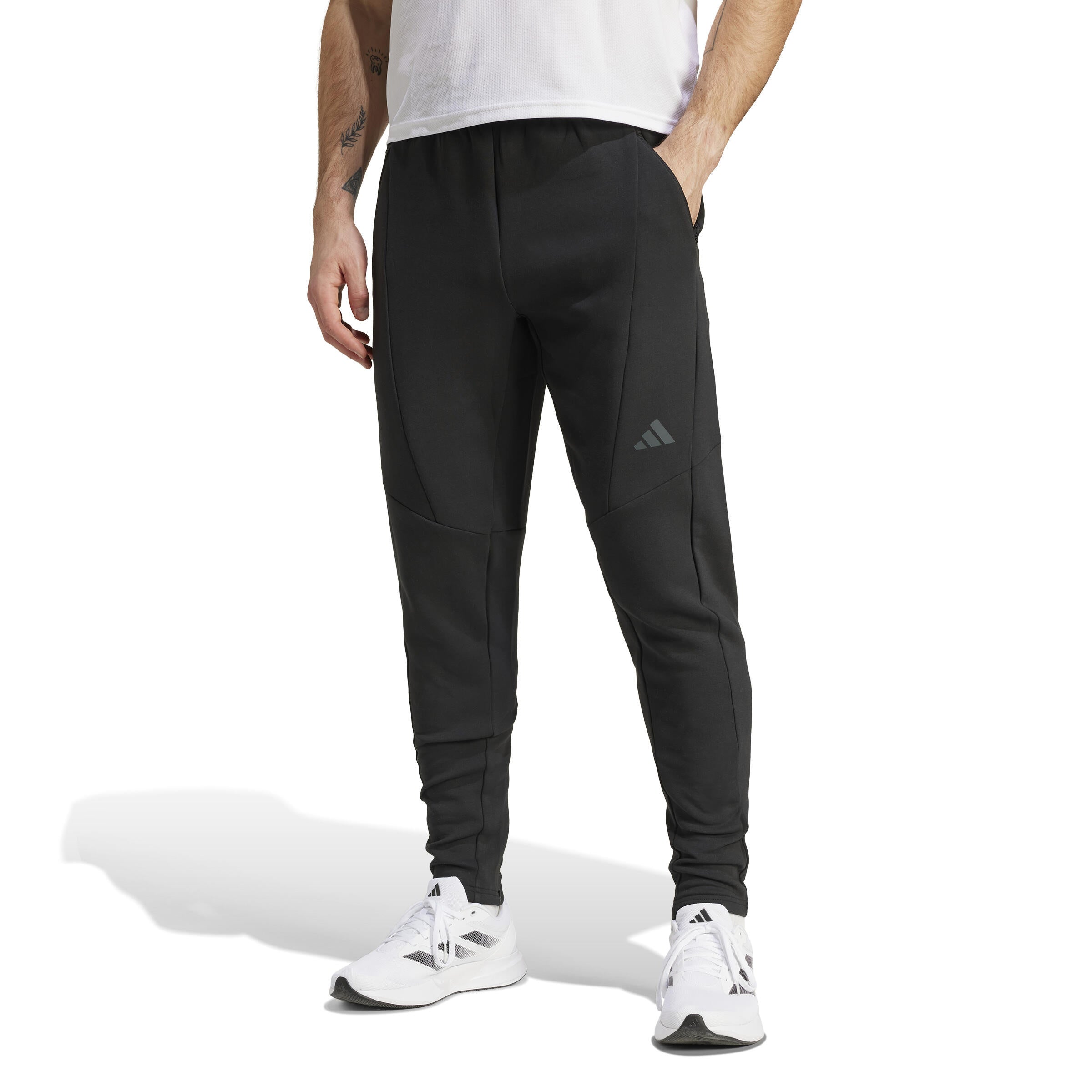 Trainingshose Tapered Fit - BLACK - Schwarz