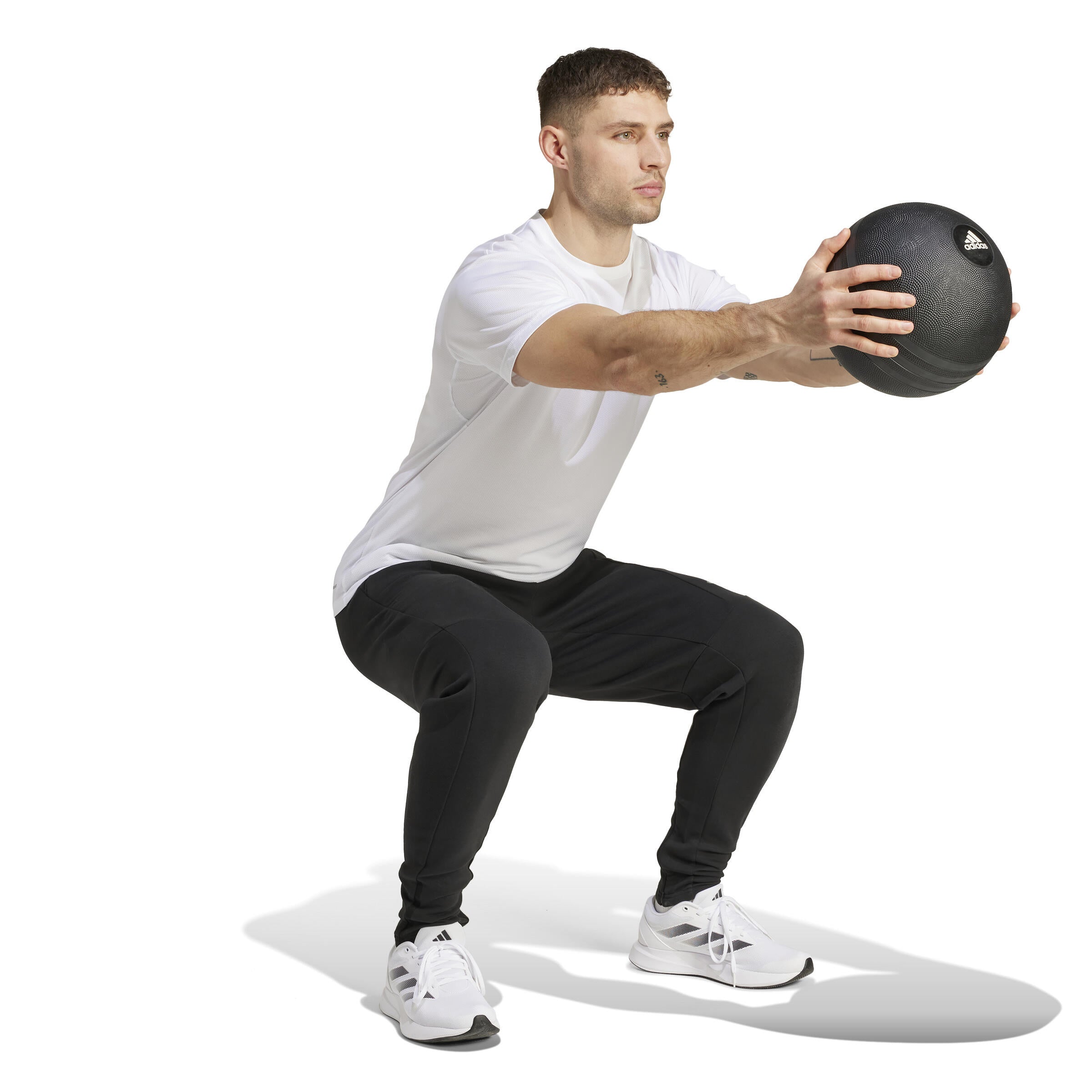 Trainingshose Tapered Fit - BLACK - Schwarz