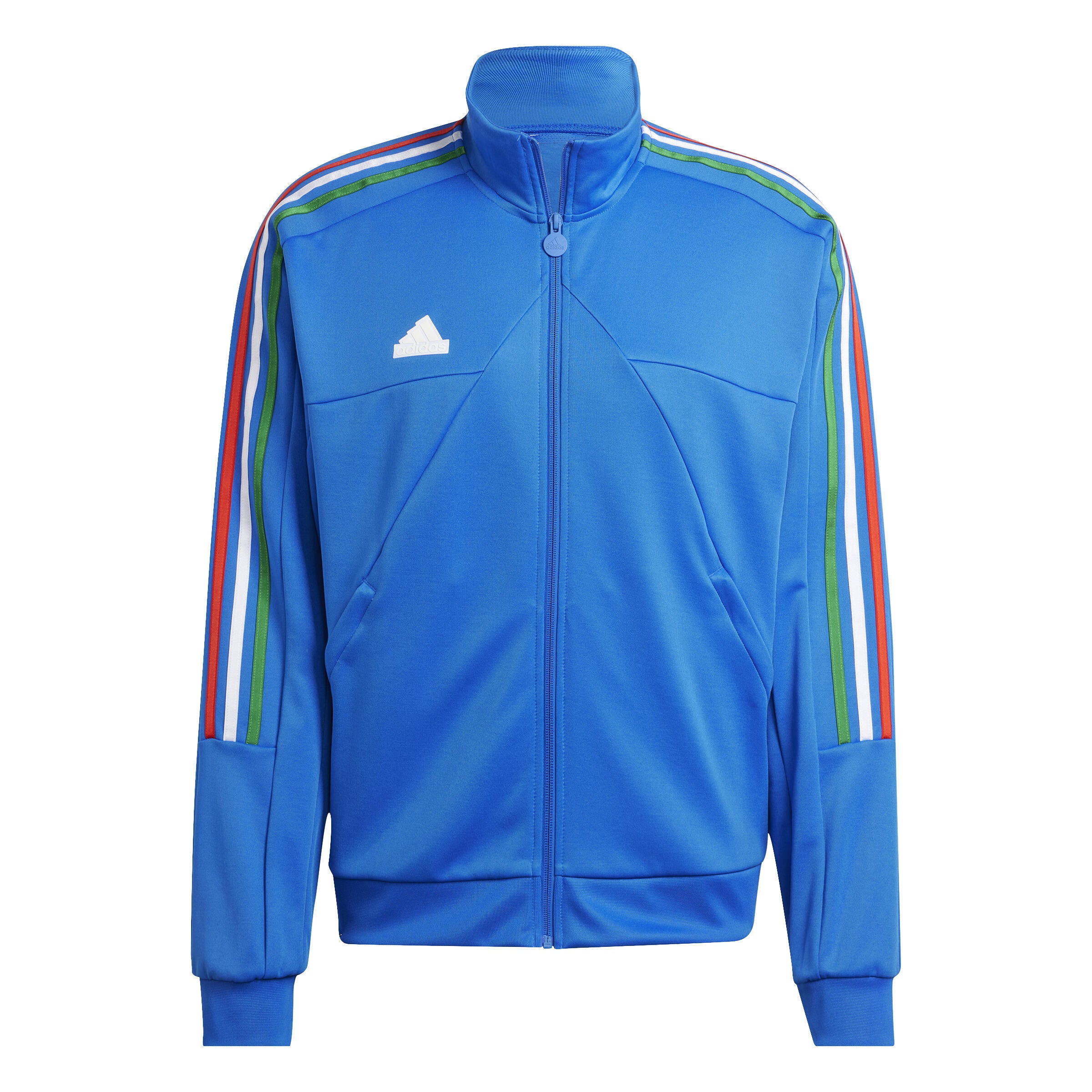 Trainingsjacke mit Stehkragen - BLUE/GREEN/WHITE/RED - Blau