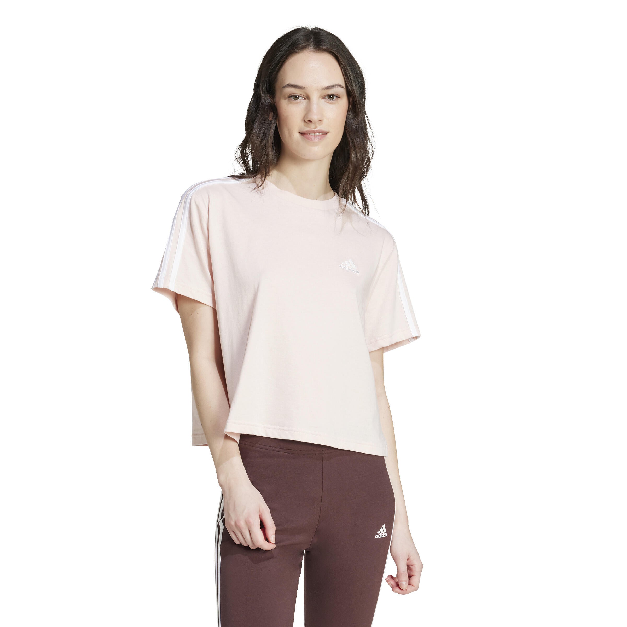 Cropped T-Shirt aus Baumwolle - SANPIN - Rosa