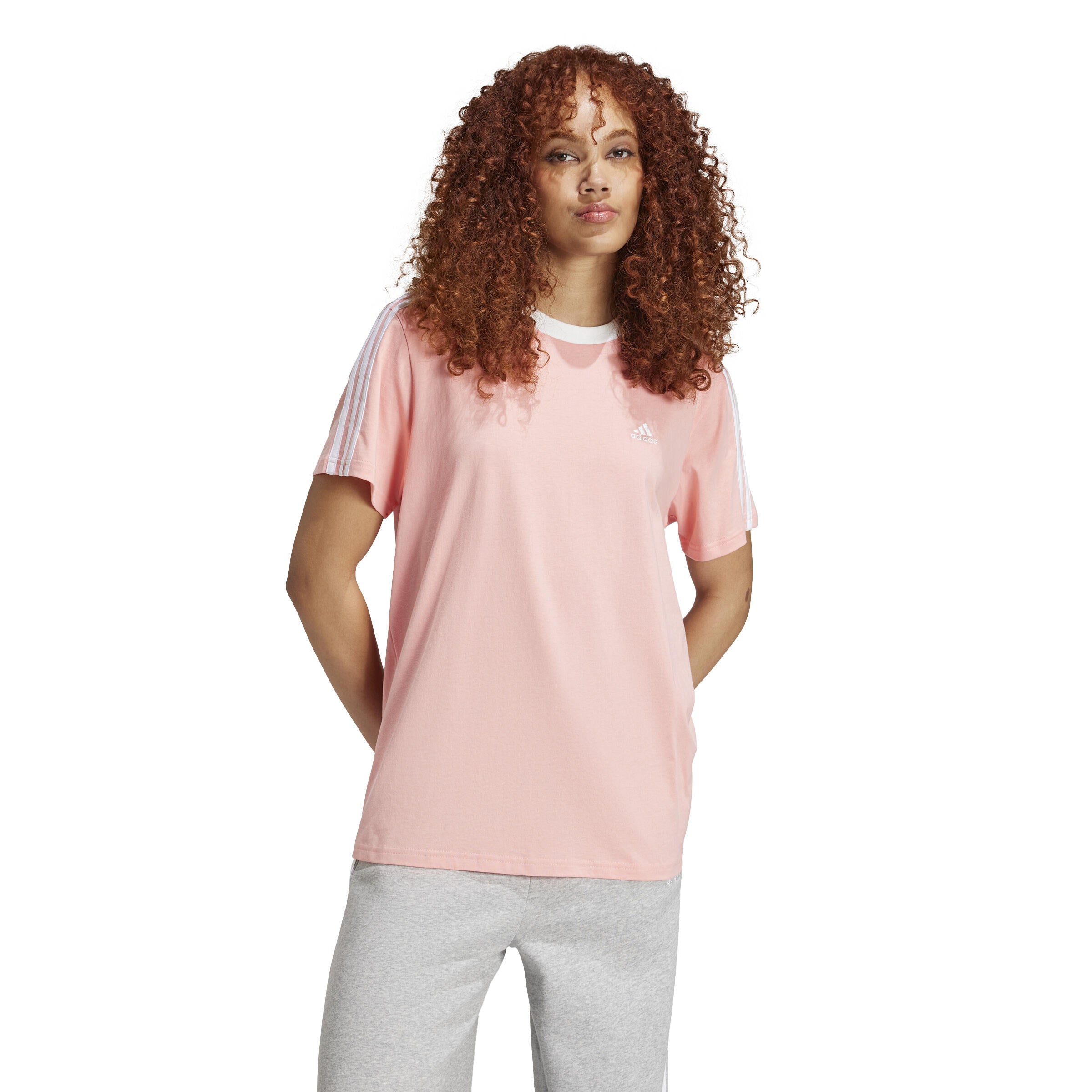 T-Shirt aus Baumwolle - SEPISP/WHITE - Rosa