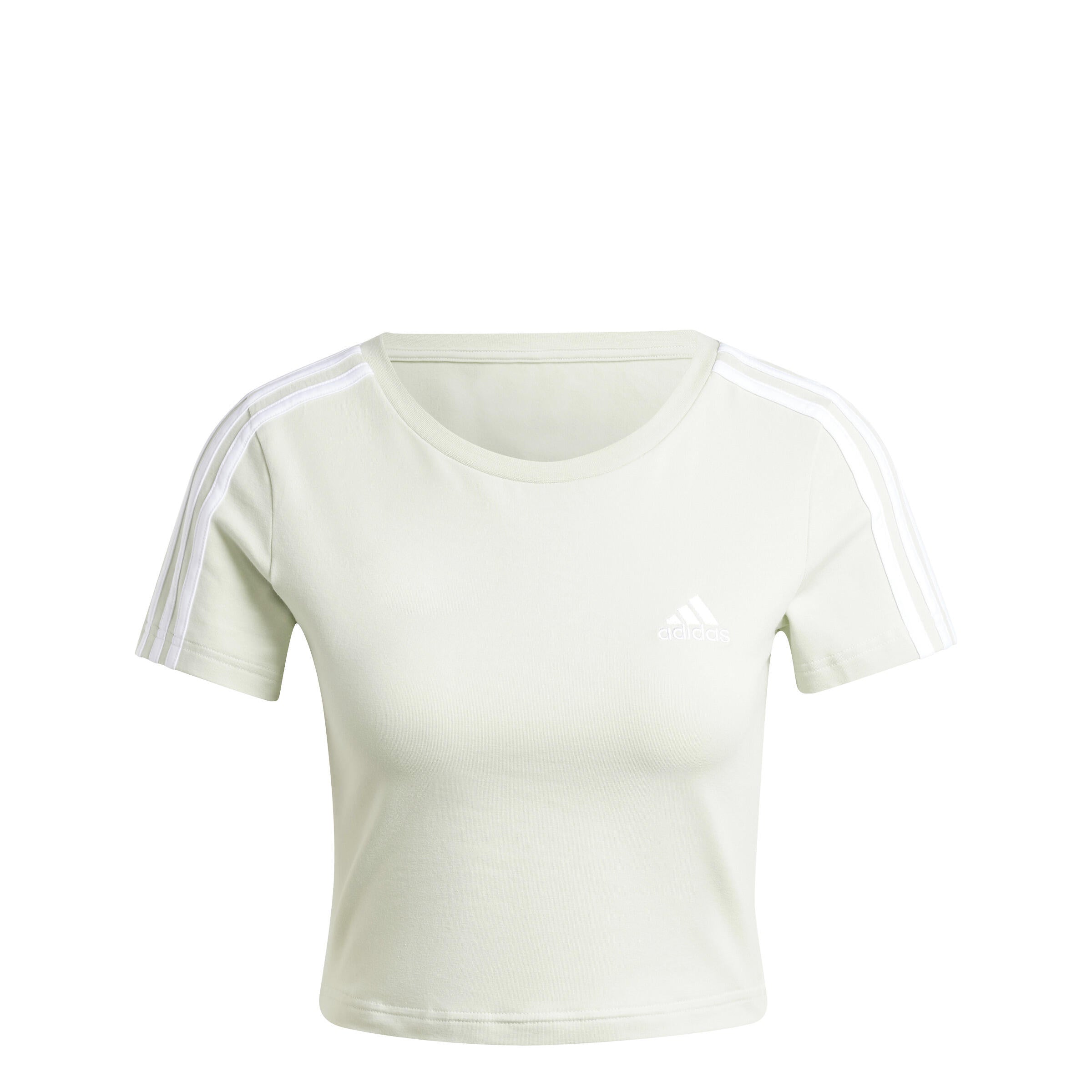 Cropped Trainingsshirt - LINGRN - Grün