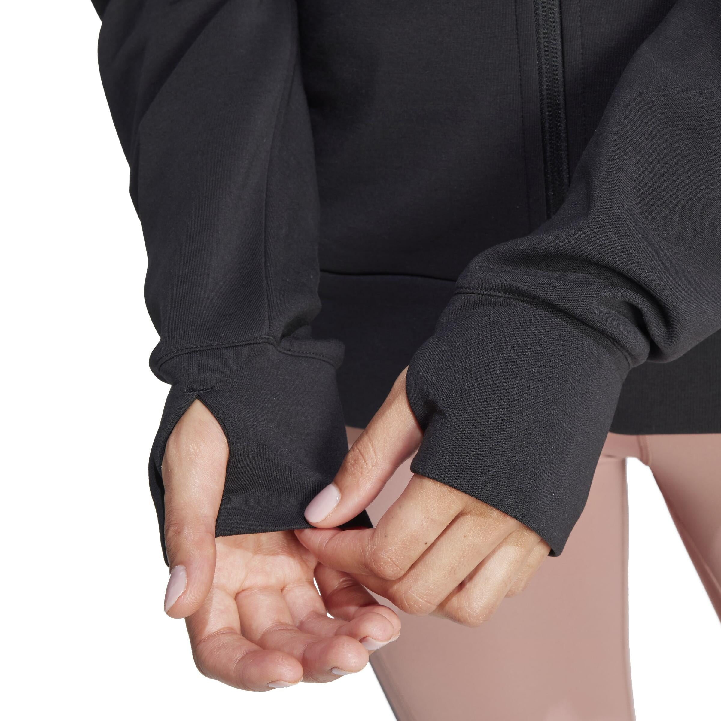 Sweatshirtjacke mit Kapuze - BLACK - Schwarz