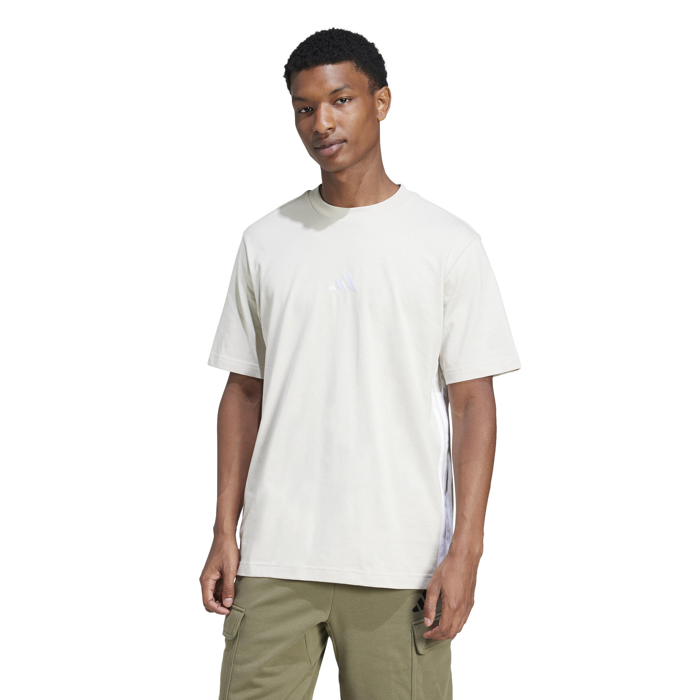 T-Shirt aus Baumwolle - WONALU/WHITE - Creme