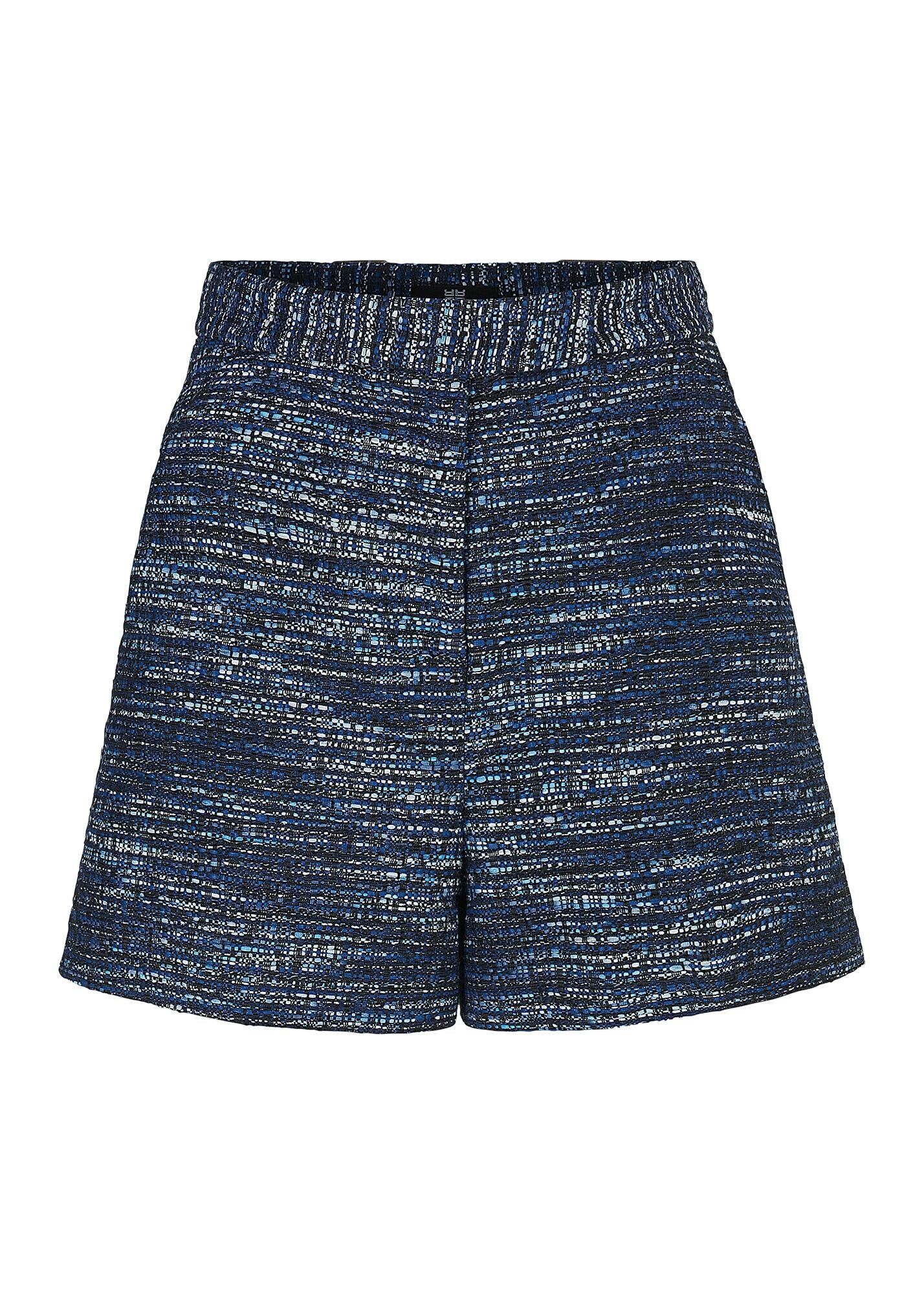 Shorts - 483-bluebell patterned - Blau