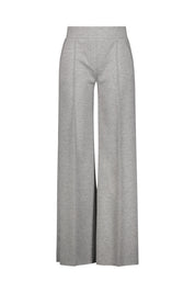 Scuba-Hose Wide Leg - 912-silver stone - Grau