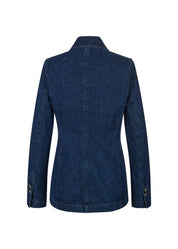 Blazer in Jeans-Optik - 448-authentic dark blue - Blau