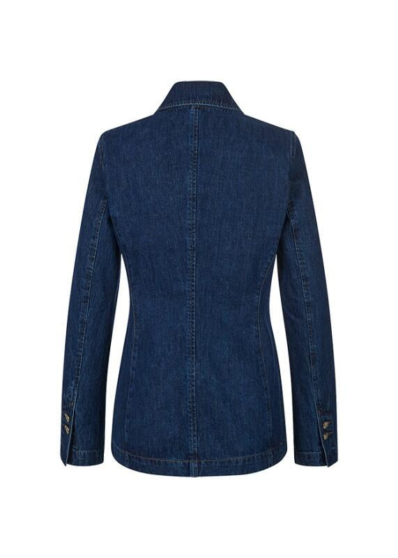 Blazer in Jeans-Optik - 448-authentic dark blue - Blau