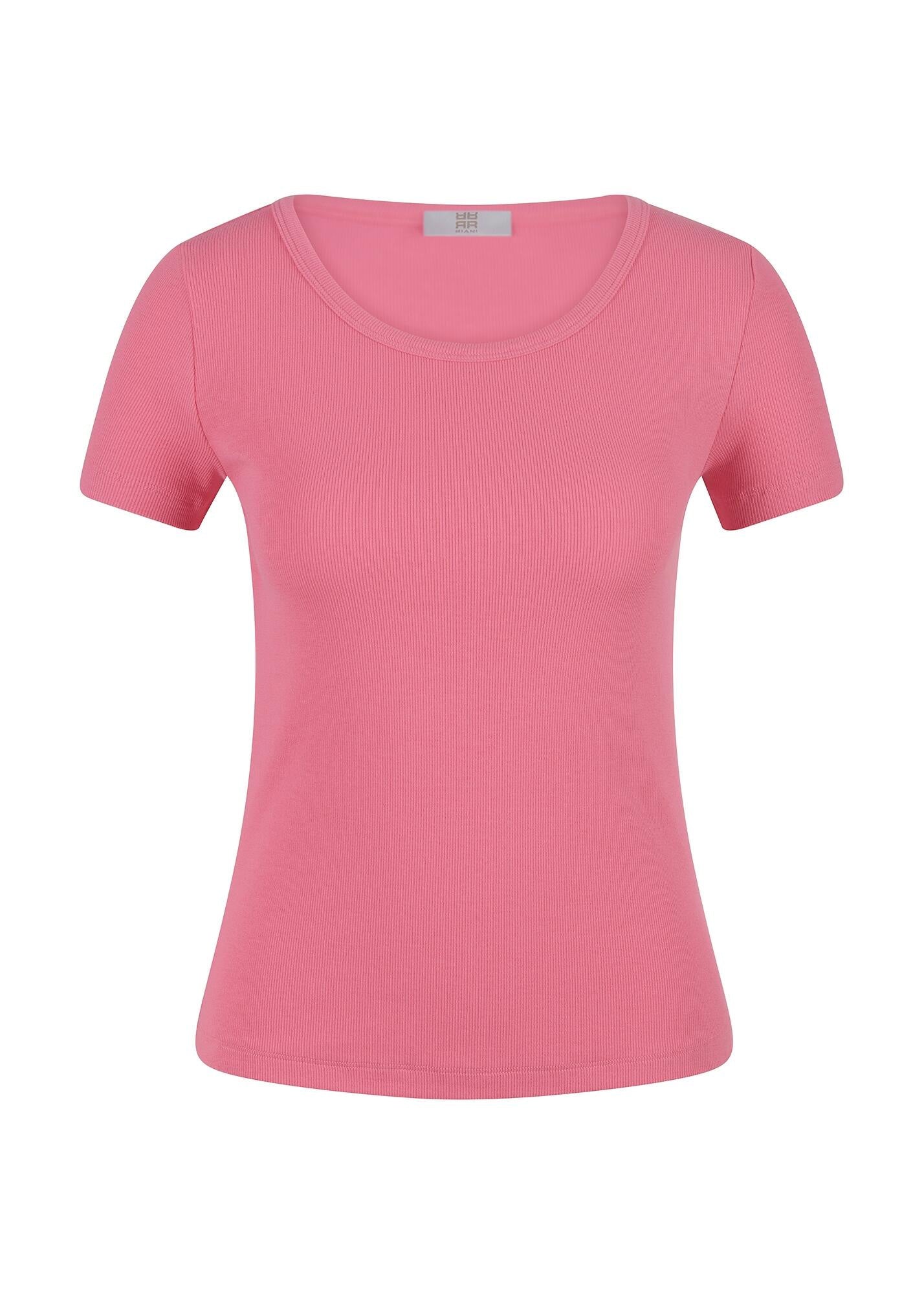 T-Shirt aus Ripp-Jersey - 325-blossom - Rosa