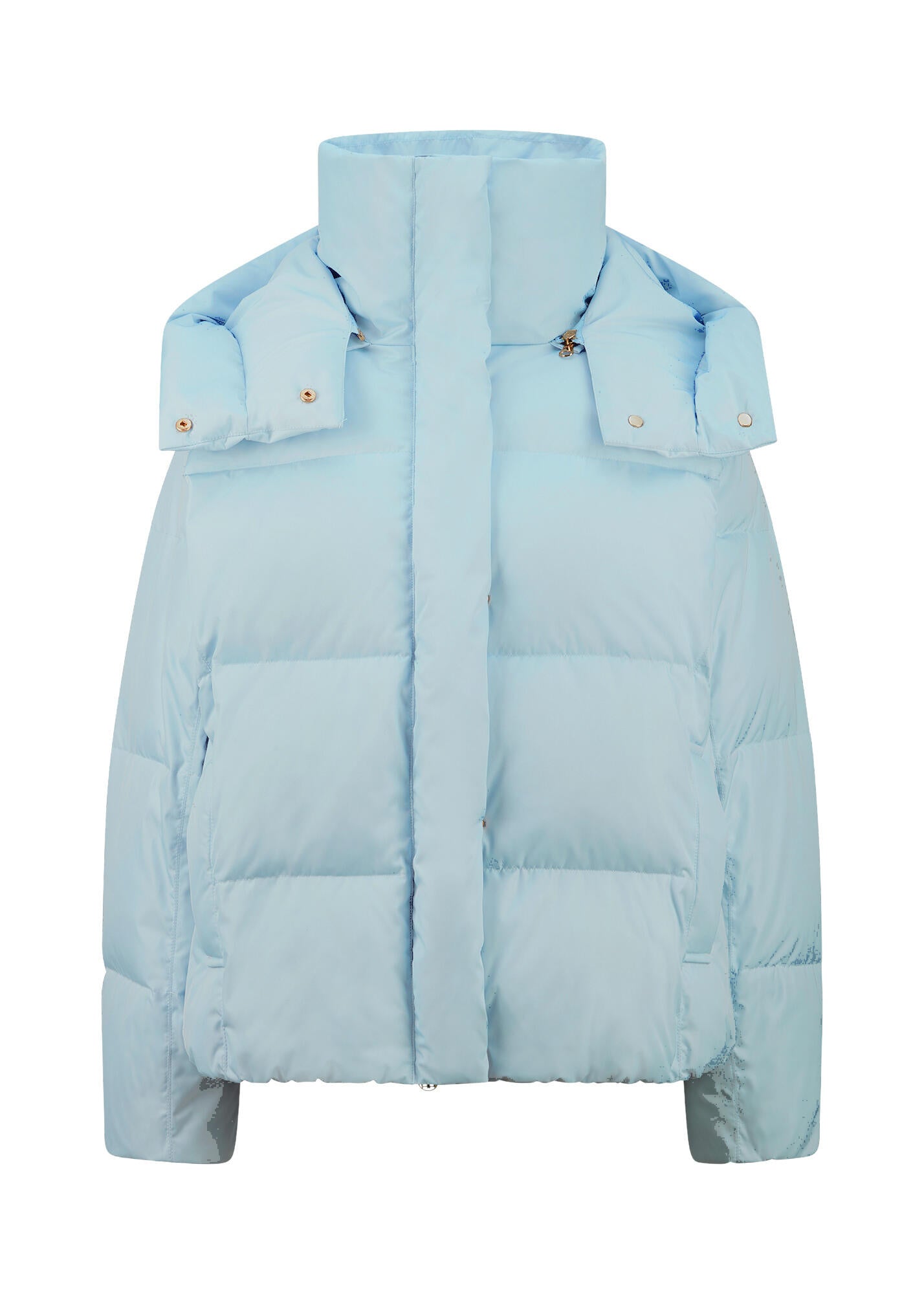 Winterjacke mit Kapuze - 407-stellar - Blau