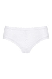Hipster mit Spitze - 1-weiss - Weiß