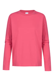 Langarmshirt aus Baumwolle - 1735-paradise pink - Pink