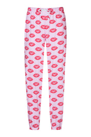 Schlafhose aus Baumwolle - 1718-soft pink - Rosa