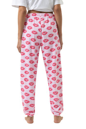 Schlafhose aus Baumwolle - 1718-soft pink - Rosa