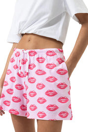 Schlafshorts - 1718-soft pink - Rosa