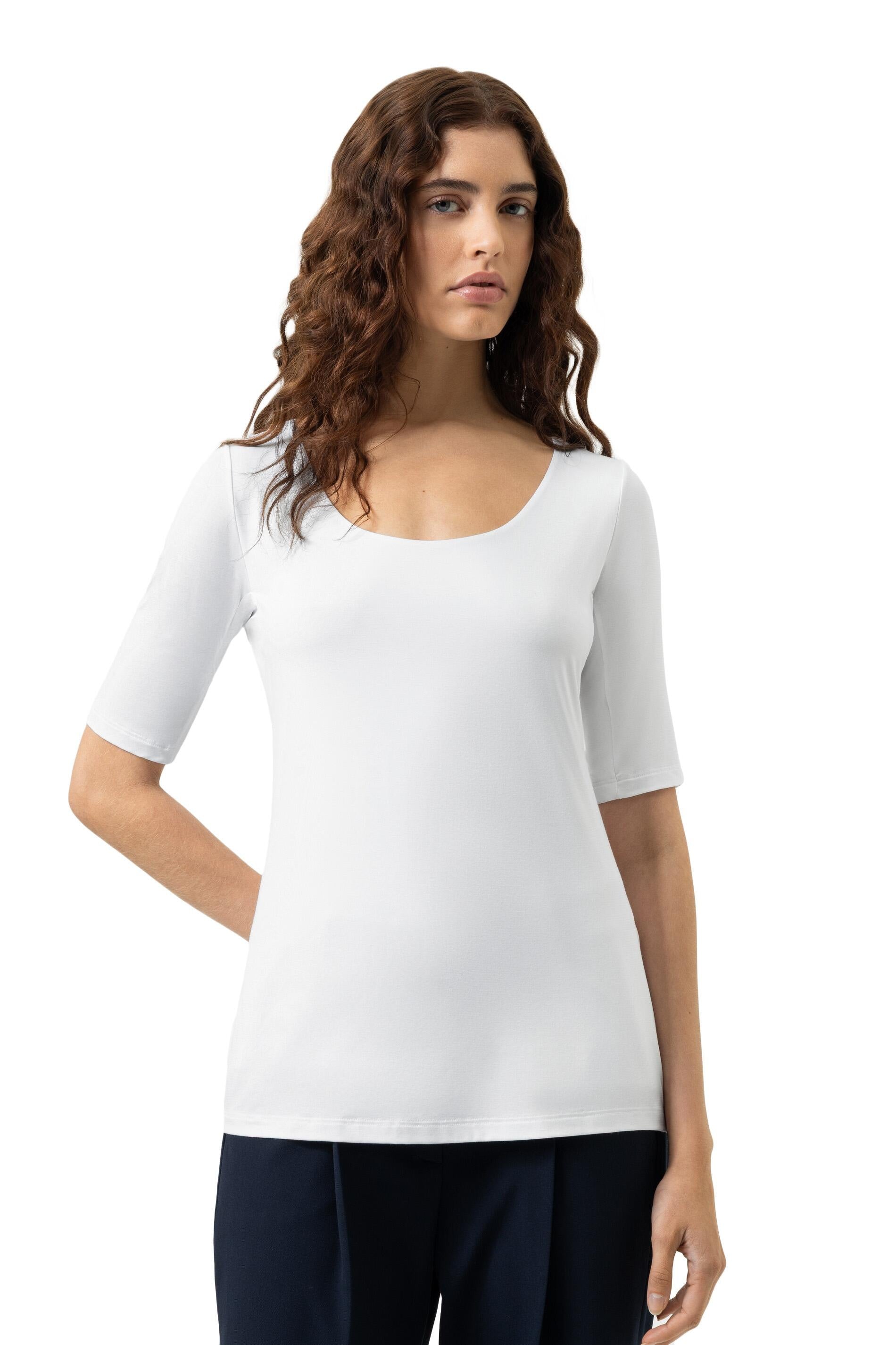 Blazer-T-Shirt - 1-weiss - Weiß