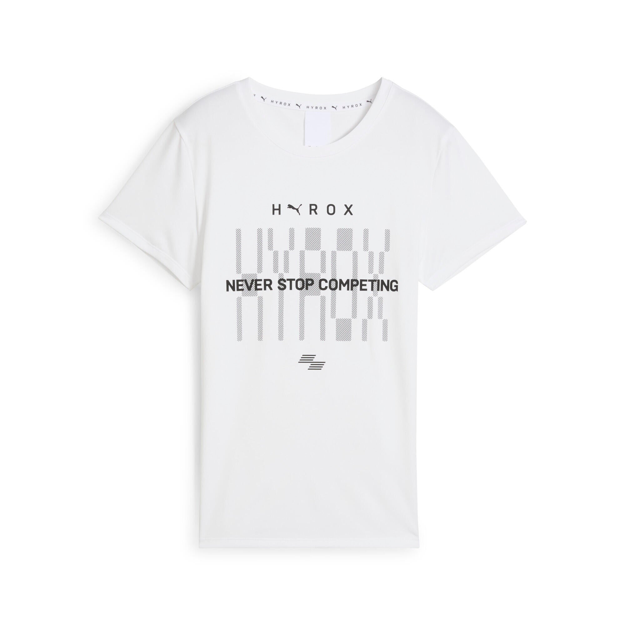 T-Shirt HYROX Cloudspun - 002-PUMA White - Weiß