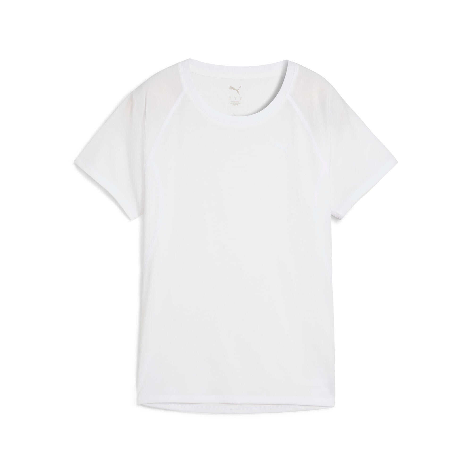 T-Shirt VELOCITY aus Baumwoll-Mix - 002-PUMA White - Weiß