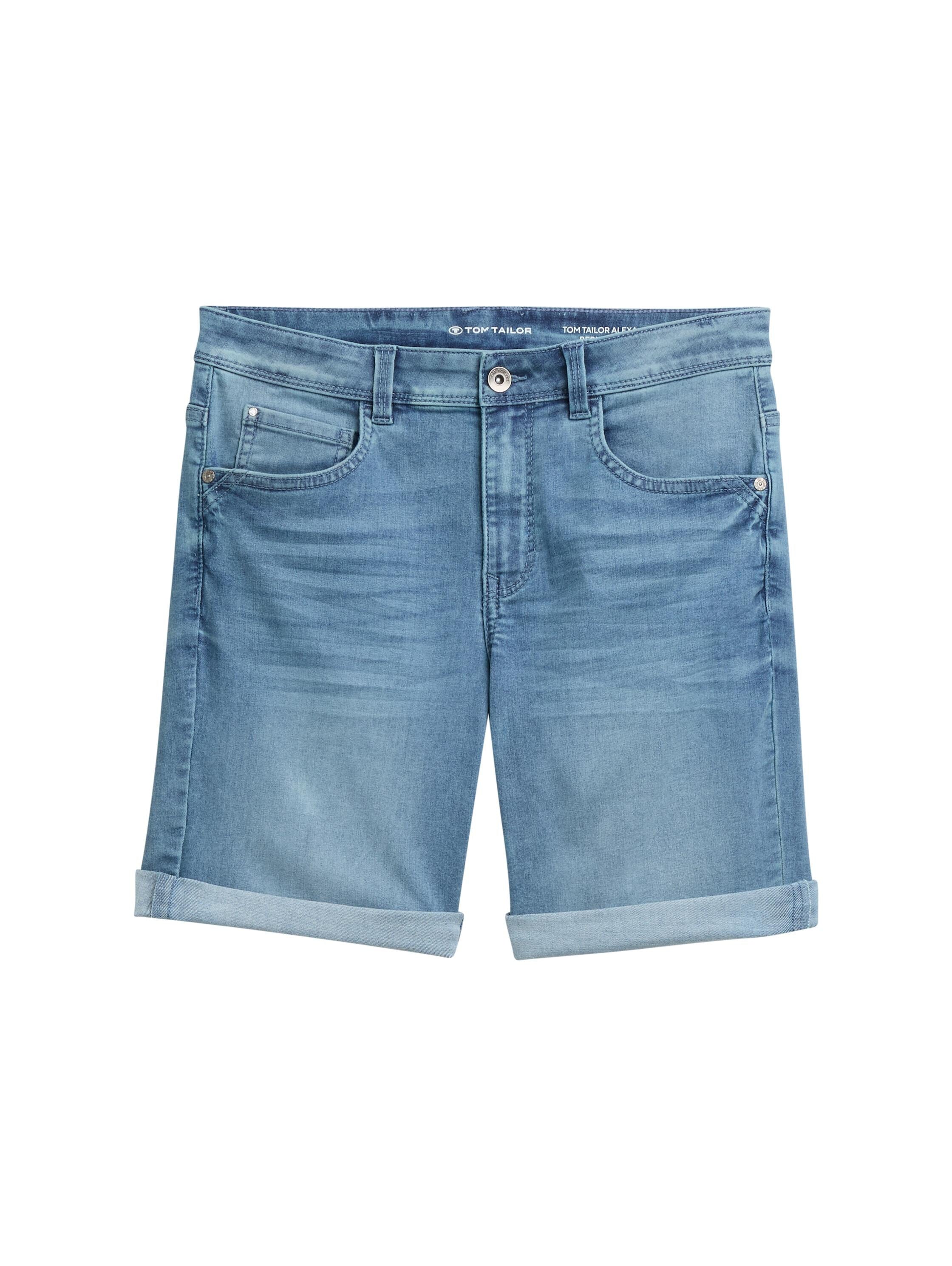 Jeansshorts ALEXA  Slim Fit - 10280-light stone wash denim - Blau