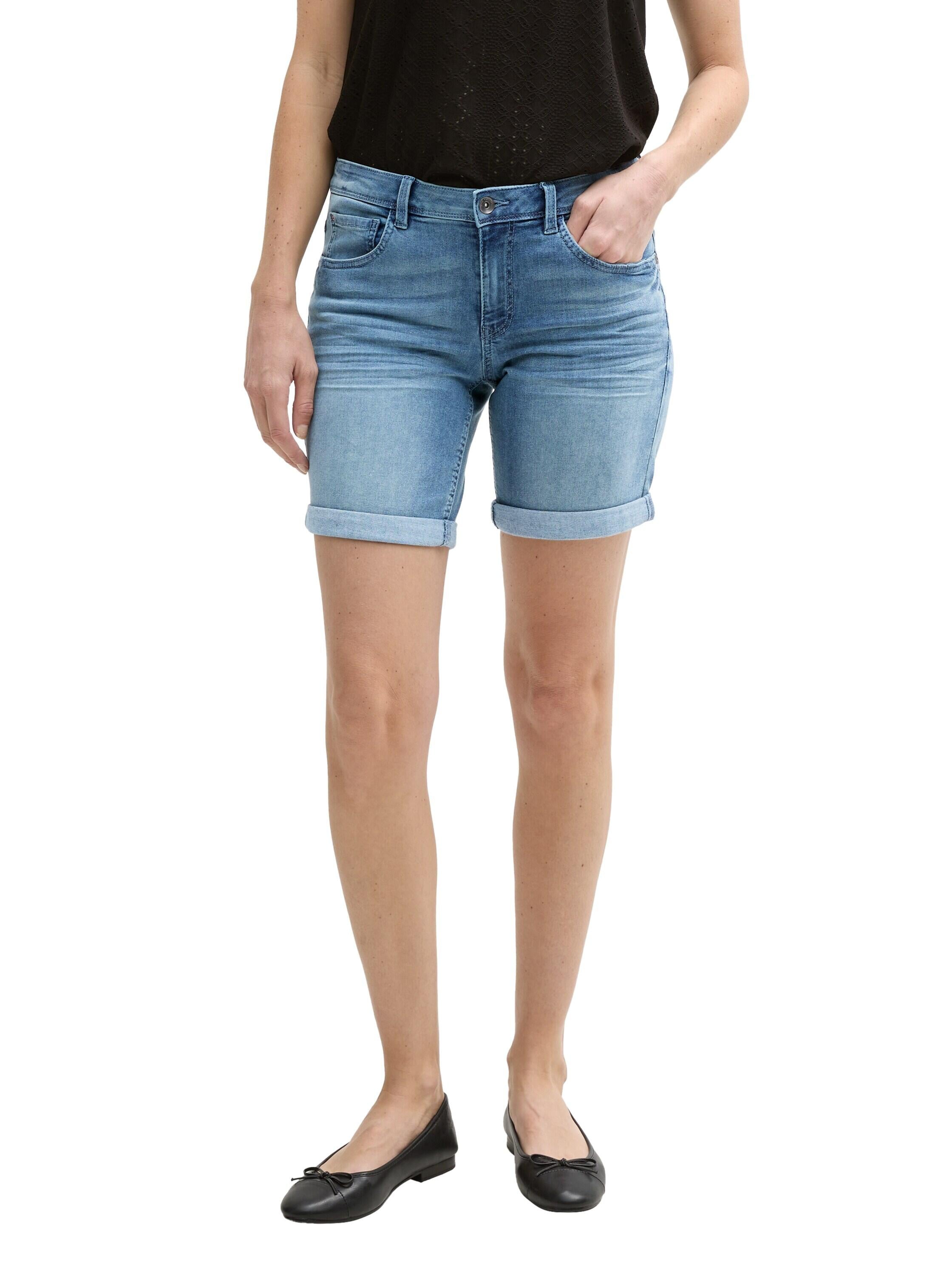 Jeansshorts ALEXA  Slim Fit - 10280-light stone wash denim - Blau