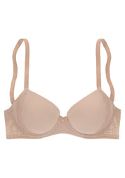 Schalen-BH mit Spitze - 25446-blush - Beige