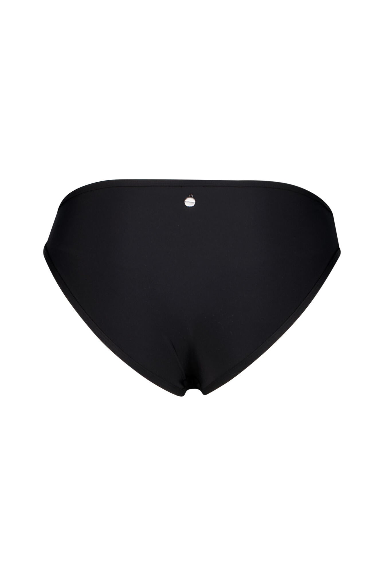 Bikini-Slip mit Mesh-Einsatz - 4215-black - Schwarz