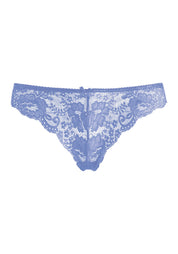 Tanga mit Spitze - 28560-vista blue - Blau