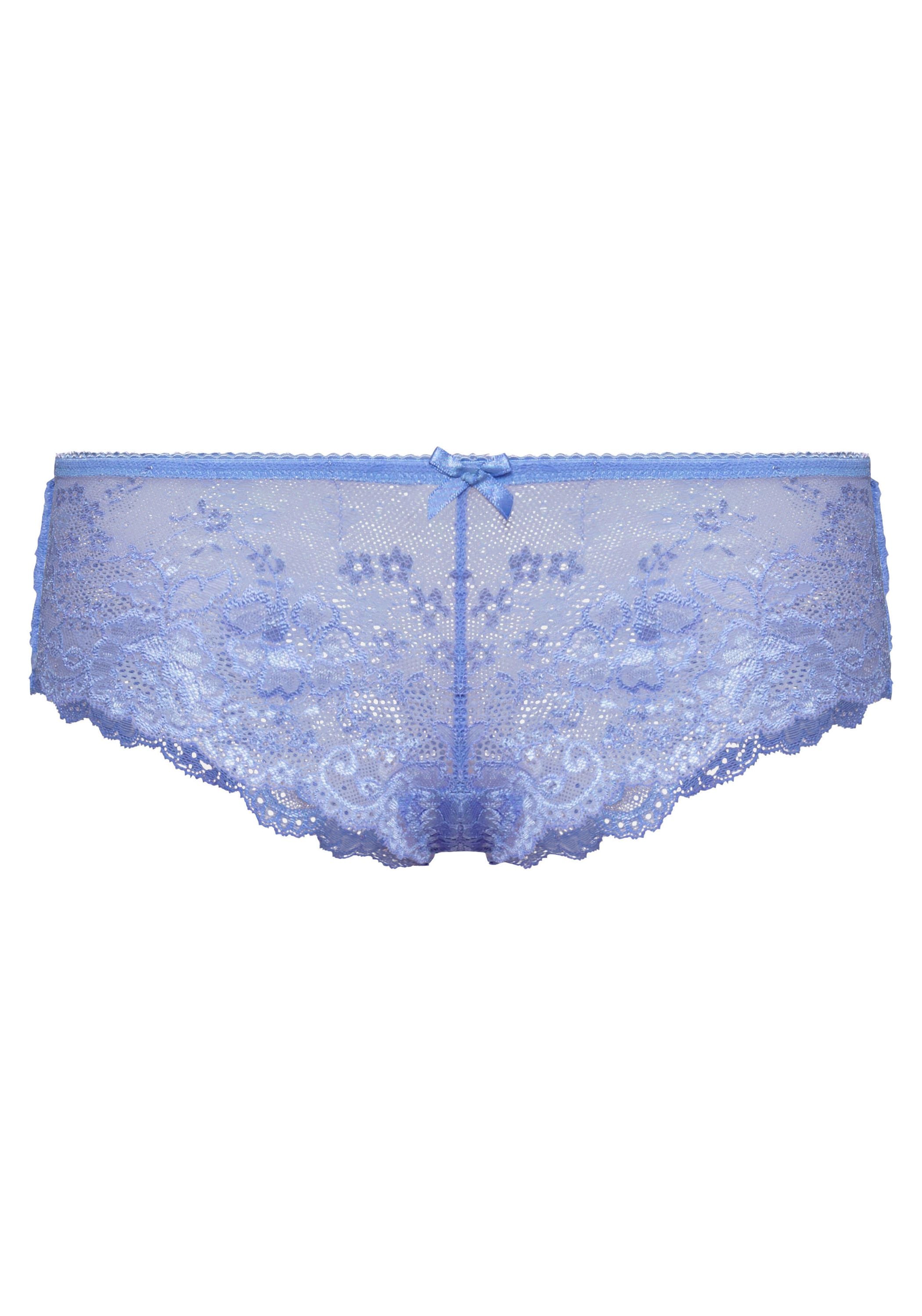 Hipster mit Spitze - 28560-vista blue - Blau