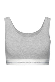 Bustier - 666-grey melange - Grau