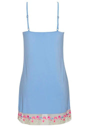 Negligé aus Viskose - 28560-vista blue - Blau