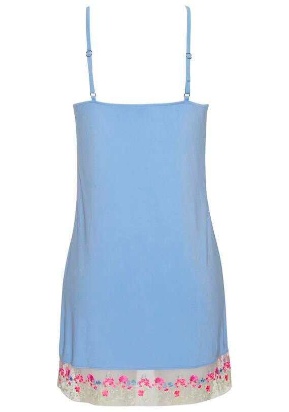 Negligé aus Viskose - 28560-vista blue - Blau