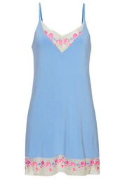 Negligé aus Viskose - 28560-vista blue - Blau