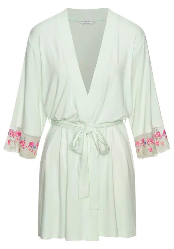 Kimono aus Viskose - 4817-aqua - Grün