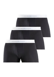 Panties 3er-Pack - 28814-schw+ant+mel - Schwarz