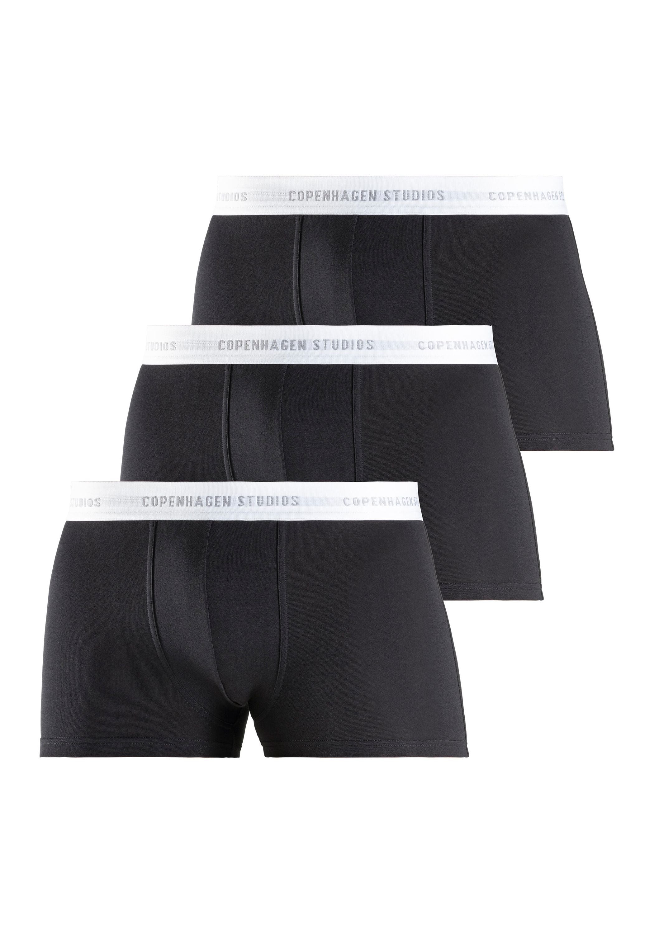 Panties 3er-Pack - 28814-schw+ant+mel - Schwarz