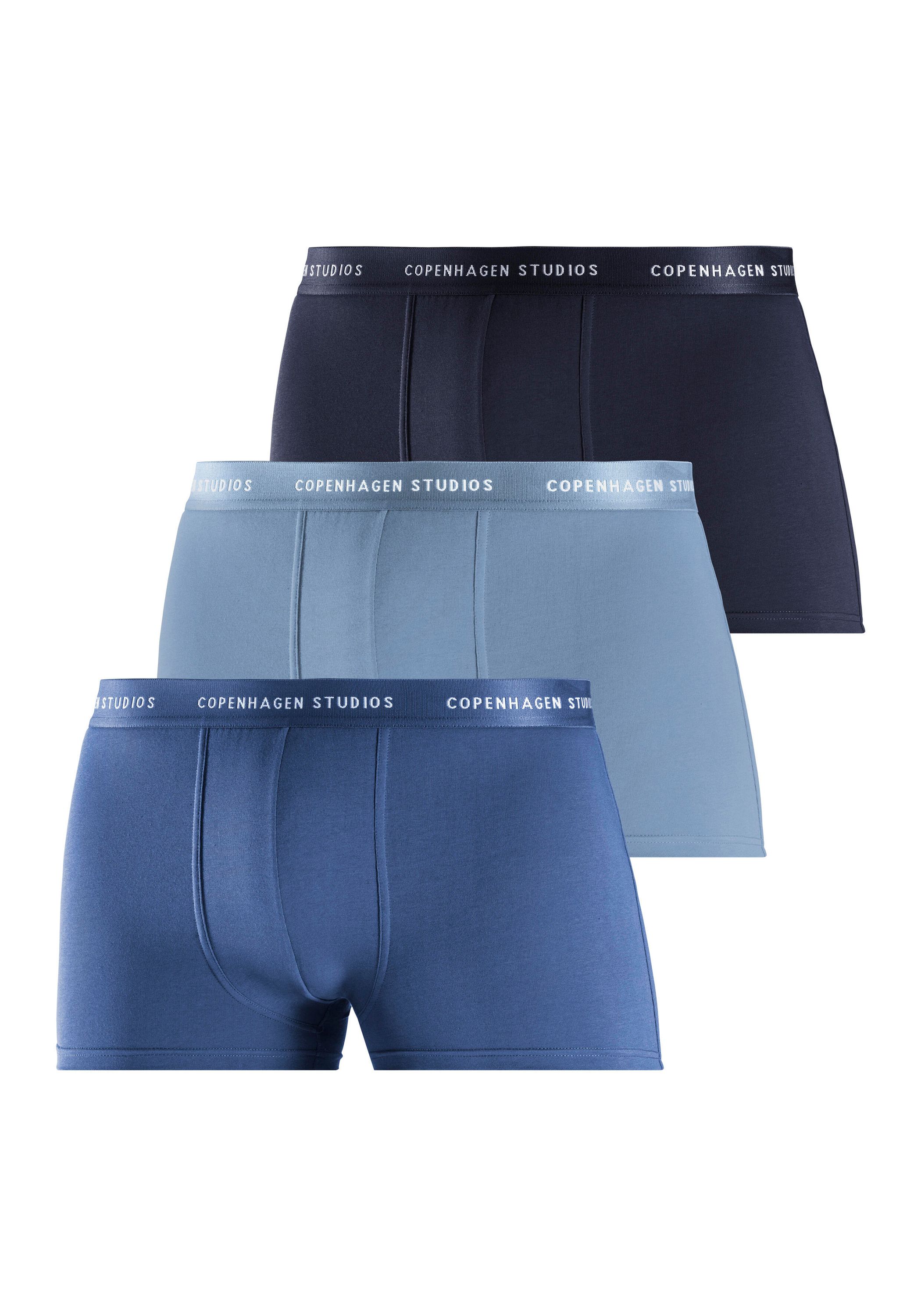 Panties 3er-Pack - 23277-3x blau sort - Blau