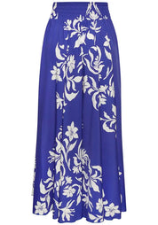 Hosenrock Midi - 28881-creme-royal - Blau