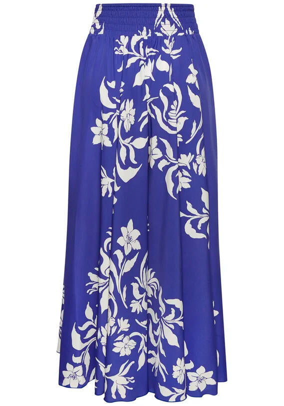 Hosenrock Midi - 28881-creme-royal - Blau