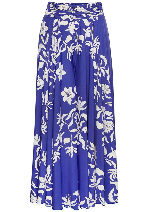 Hosenrock Midi - 28881-creme-royal - Blau