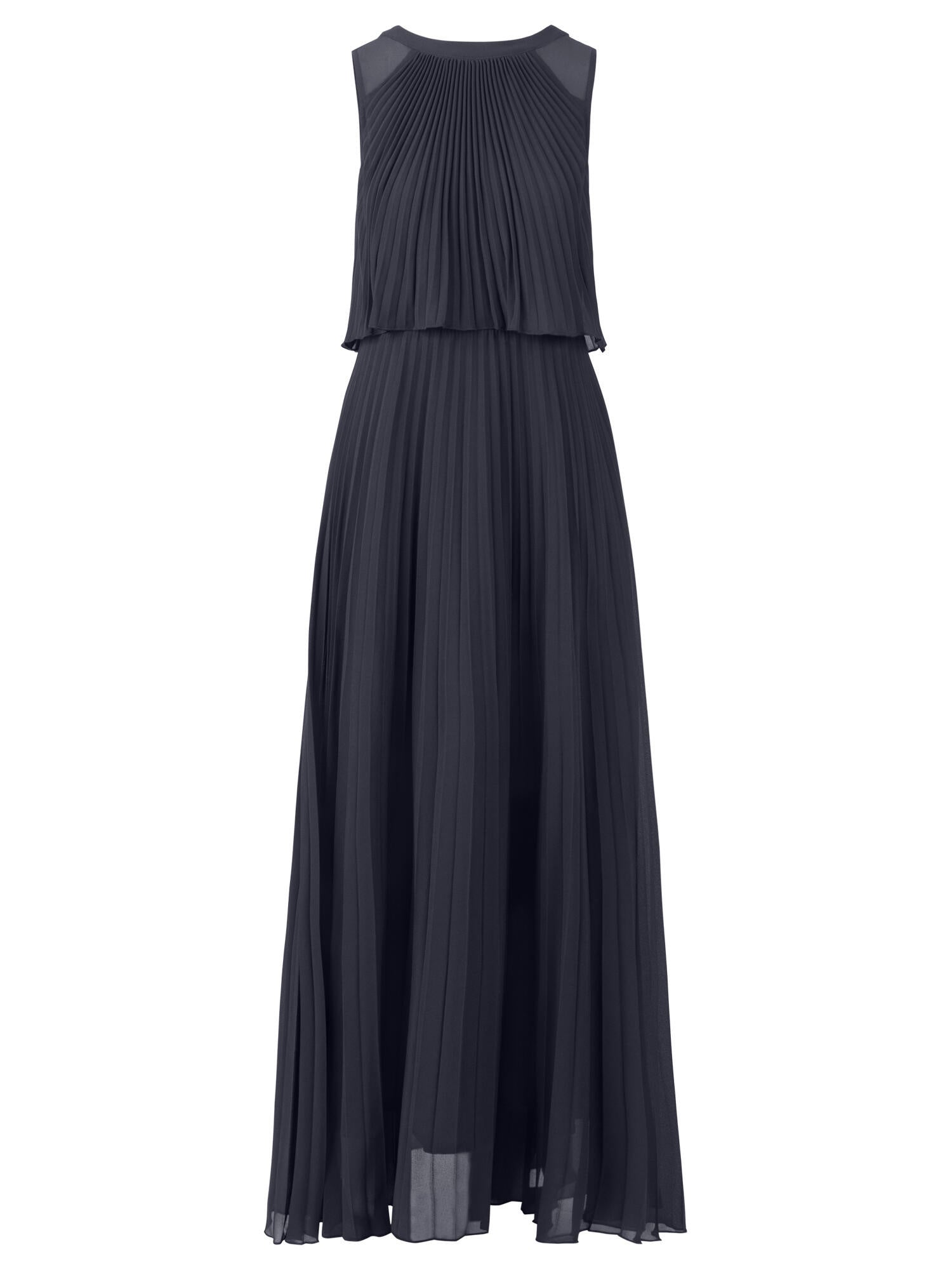 Abendkleid Maxi ärmellos - nachtblau - Blau