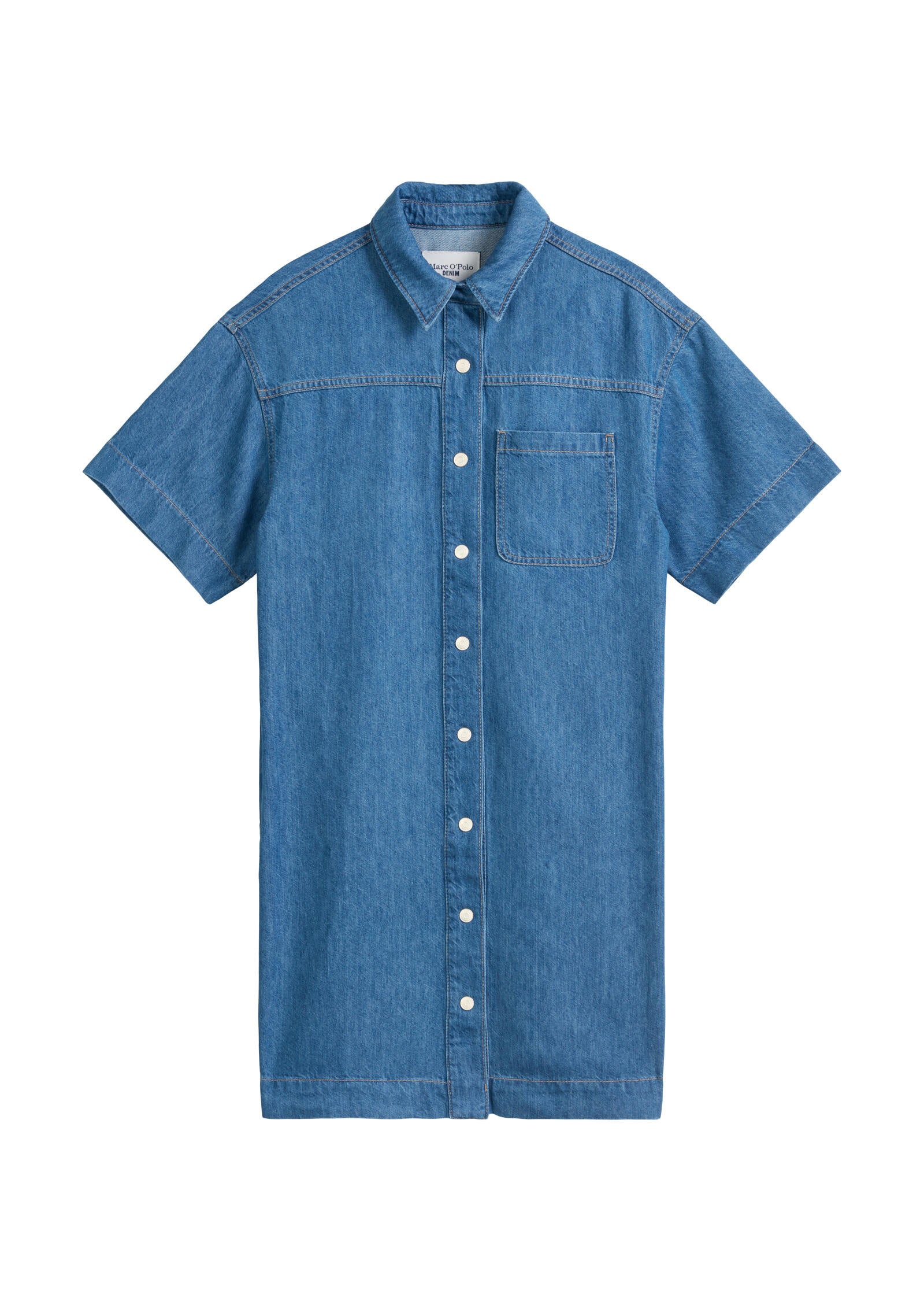 Jeanskleid relaxed - 5371-Aqua_Multi_07 - Blau